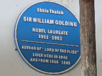 Mead End (ME): The name of the nobel laureate on the blue plaque?