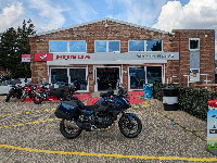 CD56 Riders Café at Wheels Motorcycles, Peterborough, Cambridgeshire