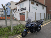 CD77 The Old Boys Motorcycle Workshop, Poole, Dorset