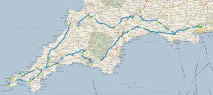 2025 Devon & Cornwall Route