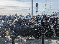 My Honda NT1100A at Poole Quay