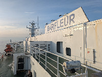 Taking the Barfleur ferry home