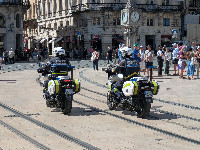 Bordeaux Motorcyle Police riding Yamaha Tracer 900 GTs