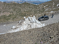 Col de la Bonette (2715 metres) Snow Wall, Alpes-Maritimes/Alpes-de-Haute-Provence, France