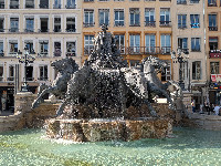 Fontaine Bartholdi, Place des Terreaux, Lyon, Rhône