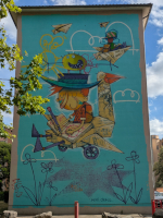 Remi Cierco Mural, Lyon, Rhône