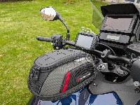 SW Motech Pro Tank Bag and Ring; Garmin Zumo 390LM