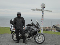 Me and the Xl000VAB at John O'Groats