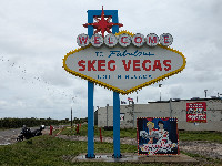 Skeg Vegas Sign, Skegness, Lincolnshire