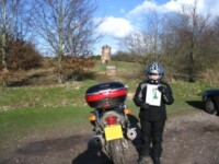 The Pepperpot and 2-up trials riding on a Blackbird