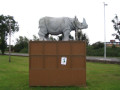 RBR 2007 Dumfries and Galloway 1 Rhino statue Lincluden