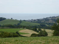 Looking out over Lyme Regis