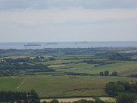 Cruise ships in Weymouth Bay